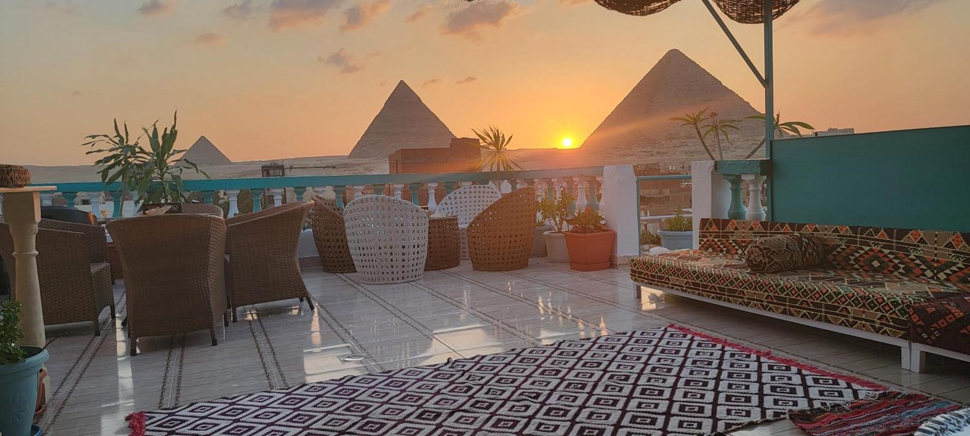 Pyramids Temple Guest House Kafret el-Gabal Exterior foto